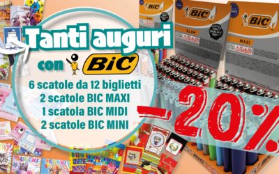 Tanti auguri con BIC