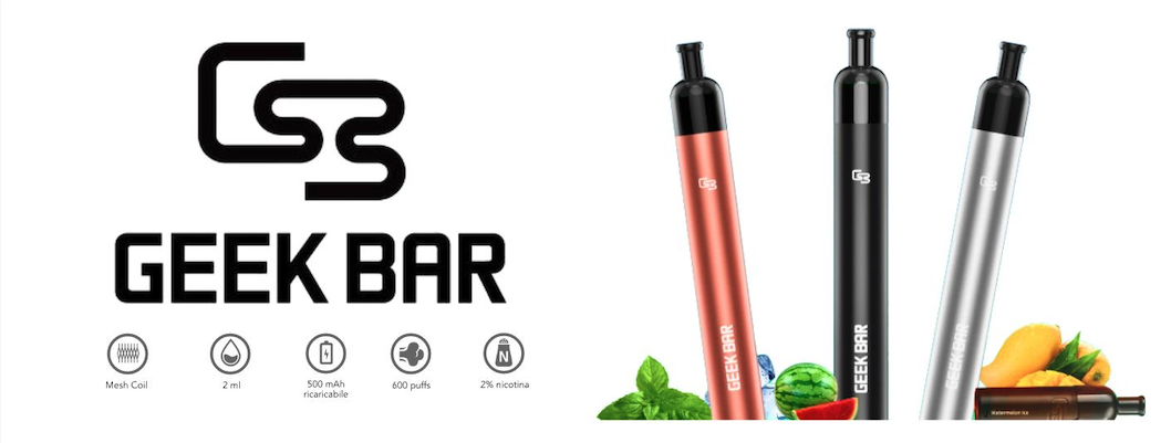 Nuovo arrivo: Sigarette Elettroniche Ricaricabili Geek Bar!